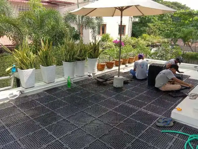 High quality drainage cell board for roof garden