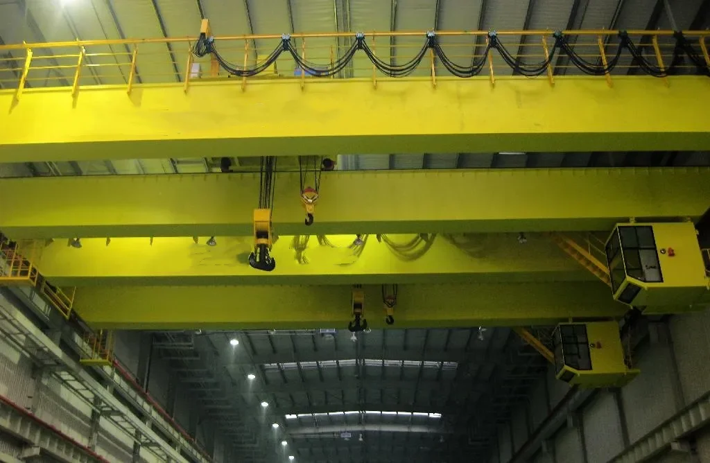 Double Girder Explosion-Proof QB Type Overhead Crane New Used Condition Construction Industries Featuring New Motor Gear Core