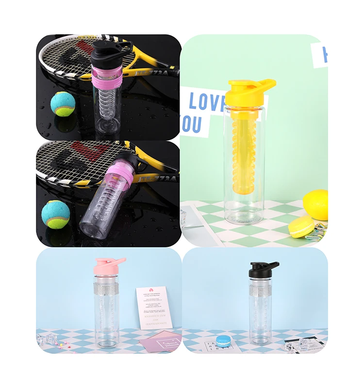 Bulk buy from china 2023 540Ml Sports Infusion Juice Shaker Water Bottle With Fuser Fruit