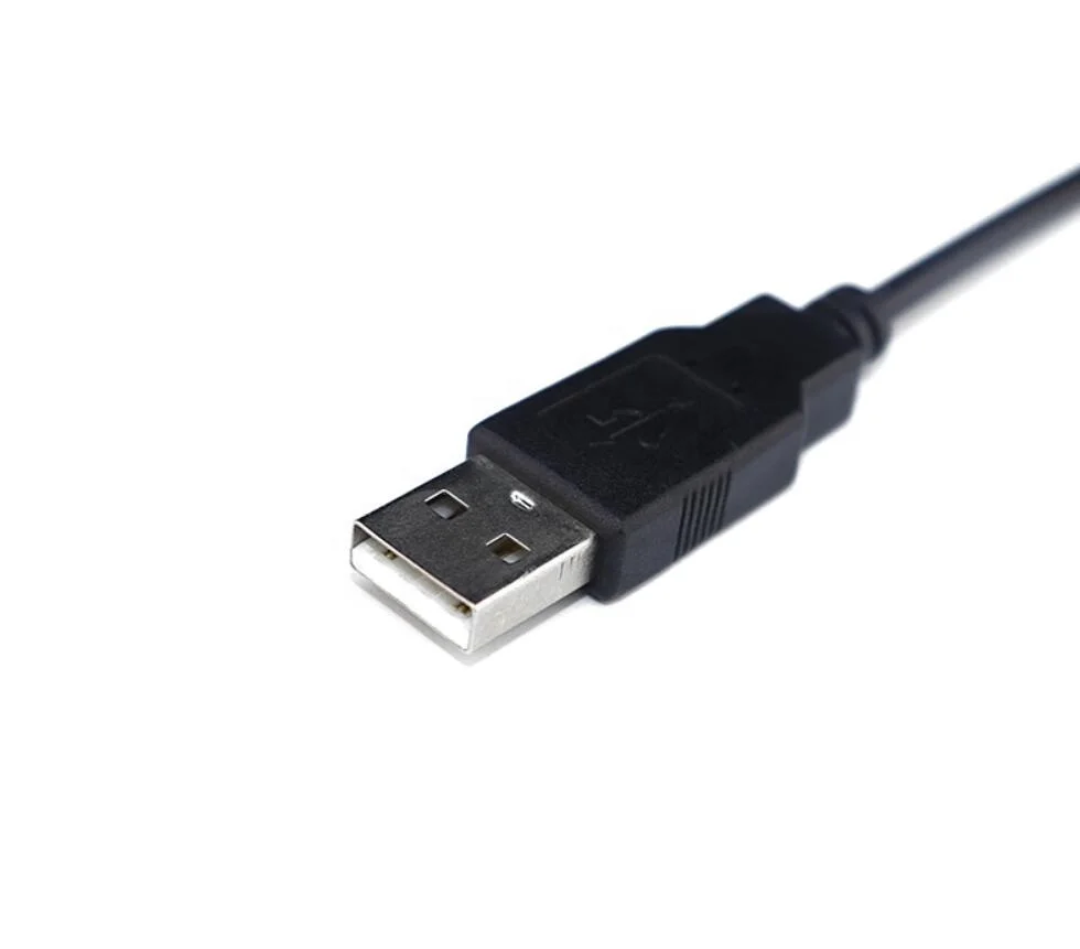 Manufacturers customize 22AWG USB 2.0 cable Male to Pigtail wire end open 2 cores with tinned cable