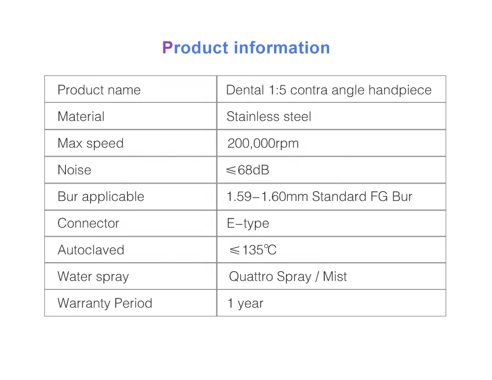 low Speed Handpiece Dental DEGER Brand Dental Turbine LED Dental low Speed Handpieces