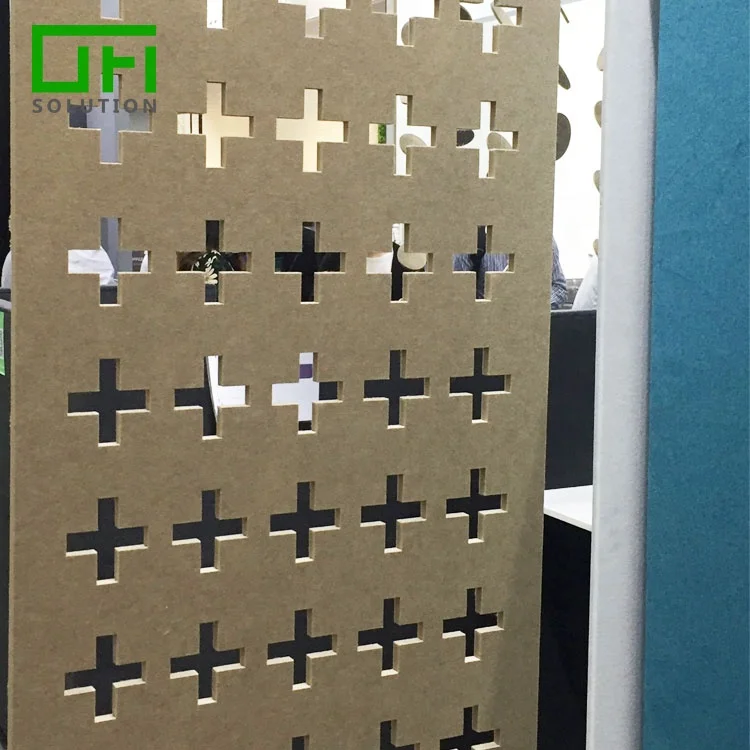 Hot Selling Customized 100% PET Polyester Sound Insulation Acoustic Panel Acoustic Screen Room Divider