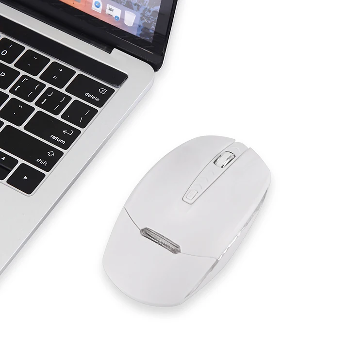 High Quality  mini slim silent 2.4g wireless optical mouse with led light