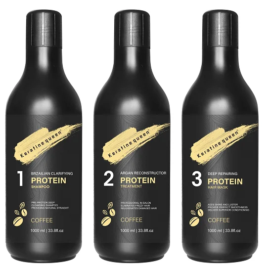 Natural Brazil Keratina Protein Collagen Keratin Private Label Best Brazilian Straightening Black Keratin Hair Treatment