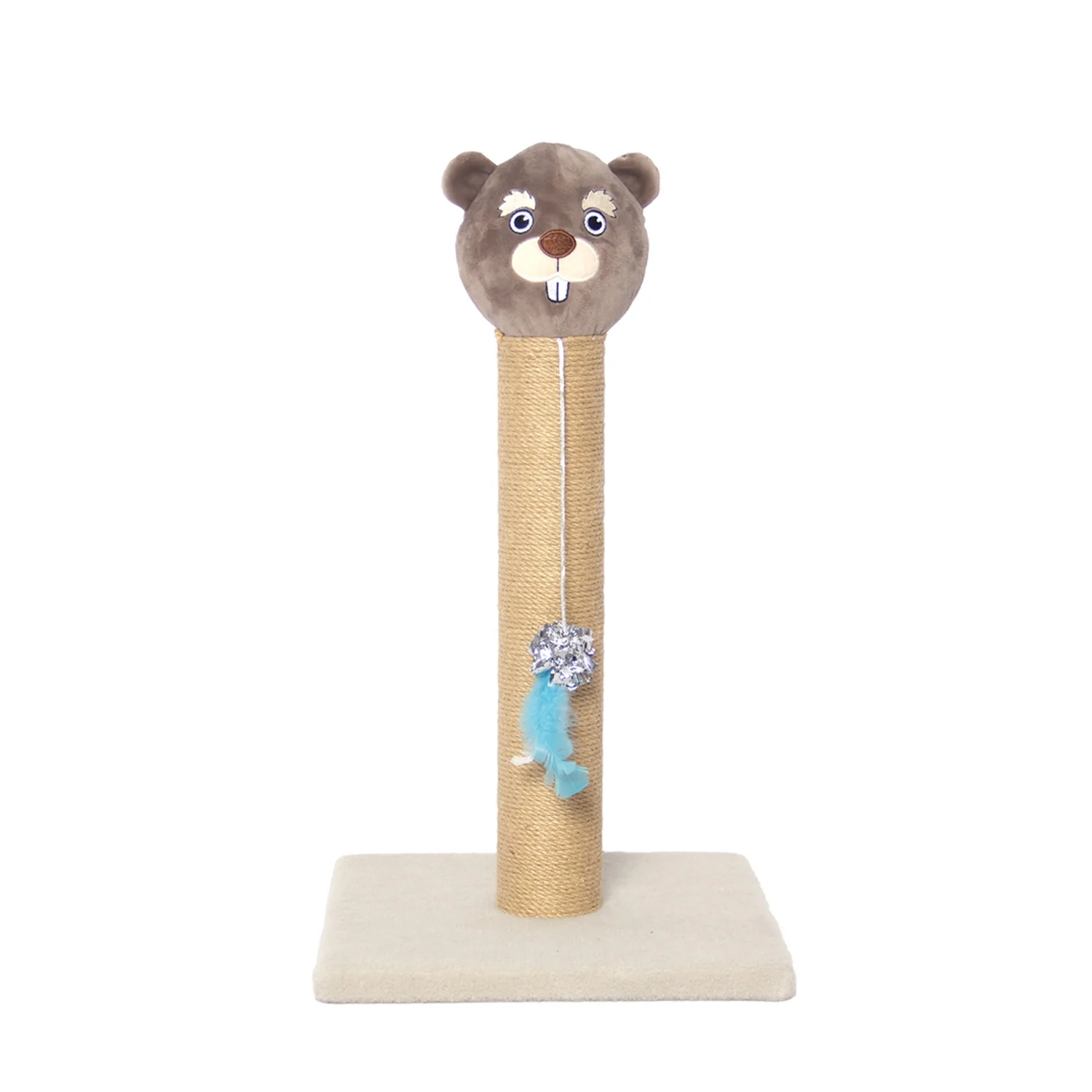 Reasonable Price Big Wide Cat Scratching Post Durable Tall Cat Scratching Post