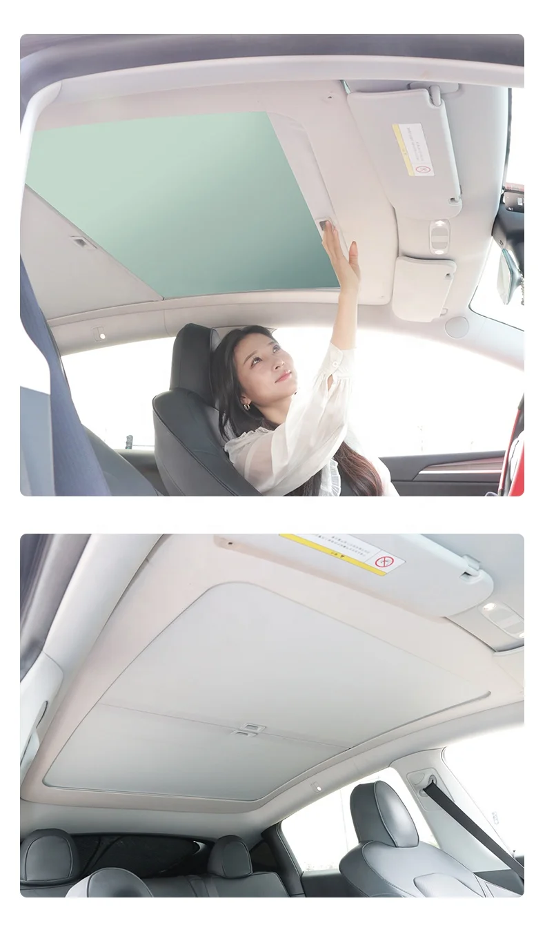 Новый выдвижной козырек от солнца на крышу для модели Tesla, Y-образный козырек на крышу, козырек от солнца, защита от УФ-лучей