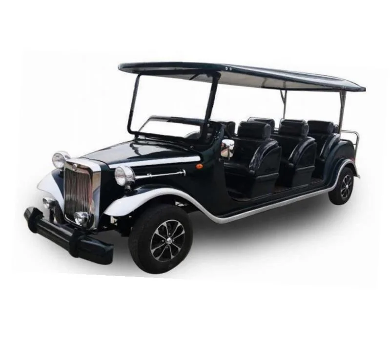 Винтажный электрический автомобиль на 8 сидений с аккумулятором, 60 в