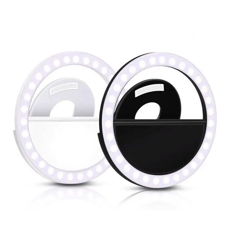Fashion Phone PC Selfie Lights Factory Supply Live Strm Flash Fill Light 36 LEDS Lunous Ring Clip Lens Ring Selfie Lights