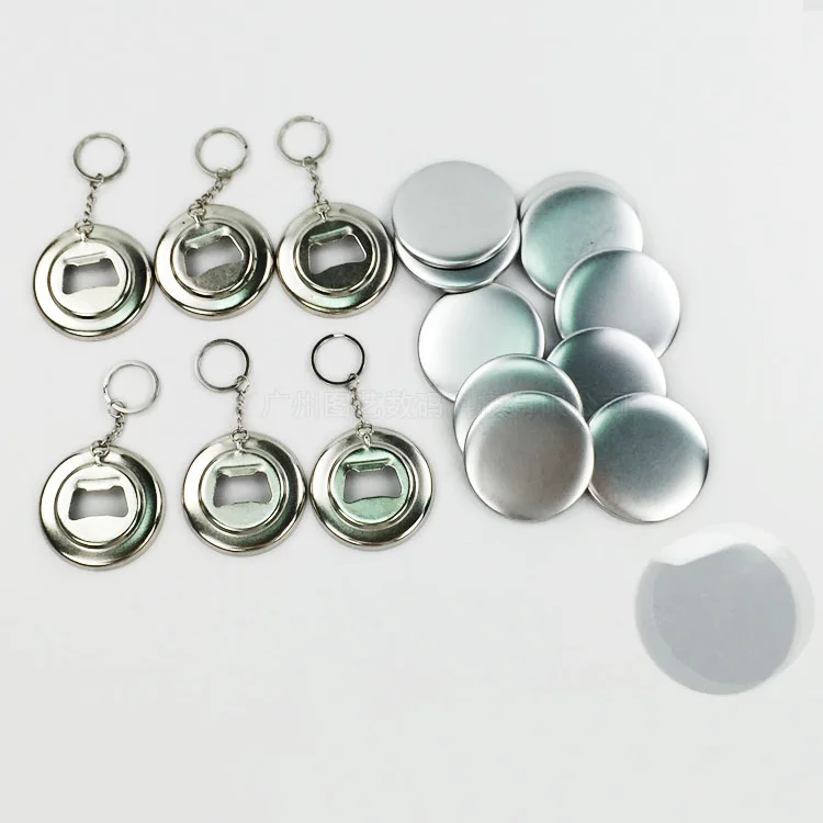 58mm keychain opener badge keychain for bottle opener