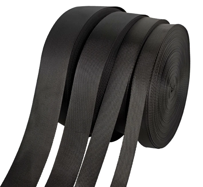 Wholesale high quality 2cm-3.8cm imitation nylon pattern webbing strap roll for luggage bag