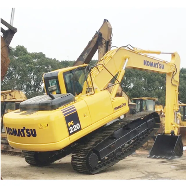 Used engineering construction machinery secondhand backhoe excavator komatsu used pc220-8mo with excellent condition