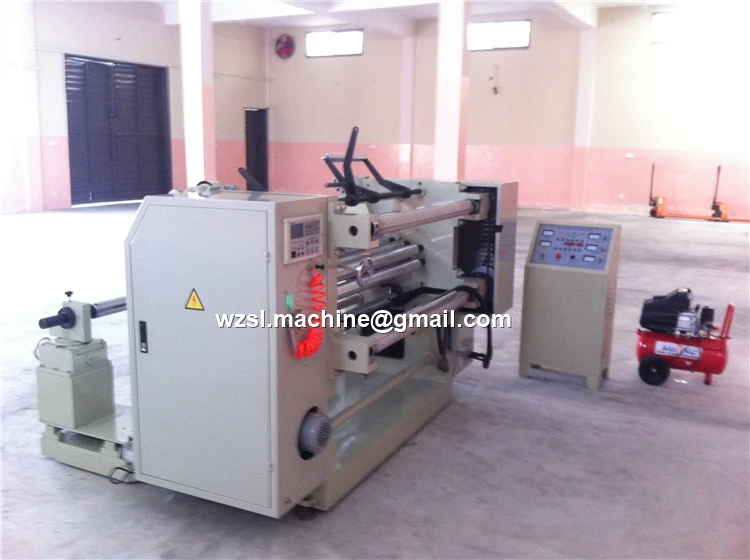 Automatic High Speed Paper Slitter Rewinder , High Precision PVC OPP BOPP Sliting Machine