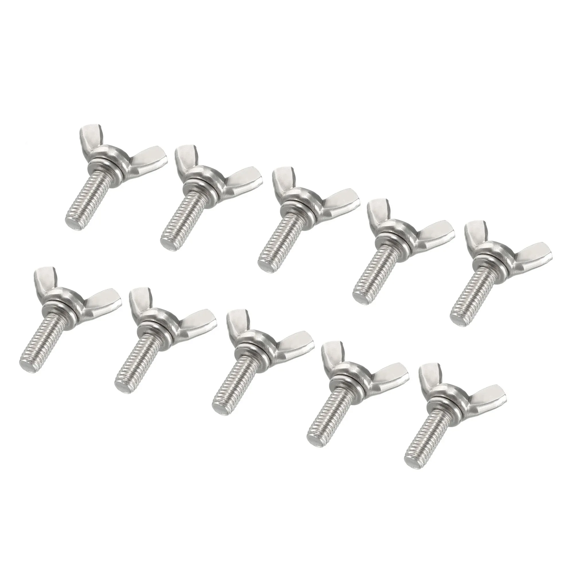 M3 M4 M5 M6 M8 M10 M12 DIN316 304 A2-70 Stainless Steel Hand Tighten Bolt Butterfly Wing Hand Tighten Butterfly Bolt