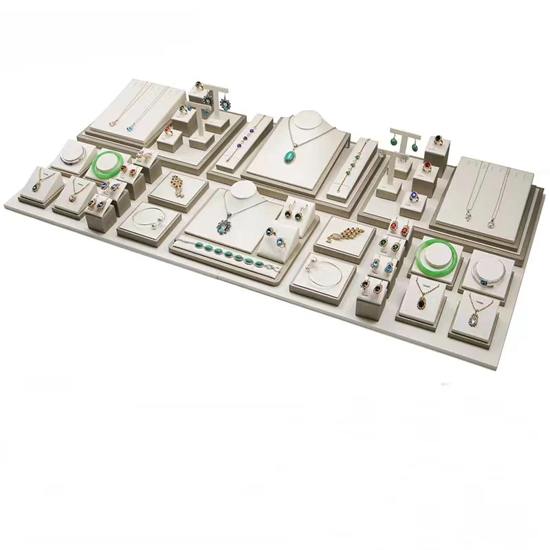 Hot Sale High Quality Jewelry Display Stand Holder Bracelet Necklace Ring Earring Holder Jewelry Display Stand Set