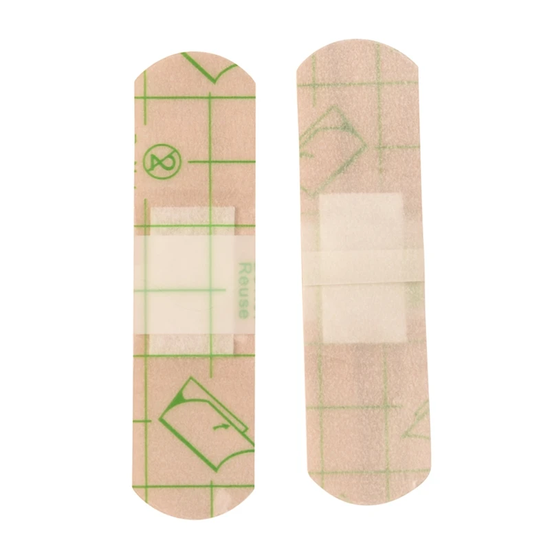 Fingertips Plaster Blue Fabric  PE Waterproof Round Shape Wound Adhesive Plaster