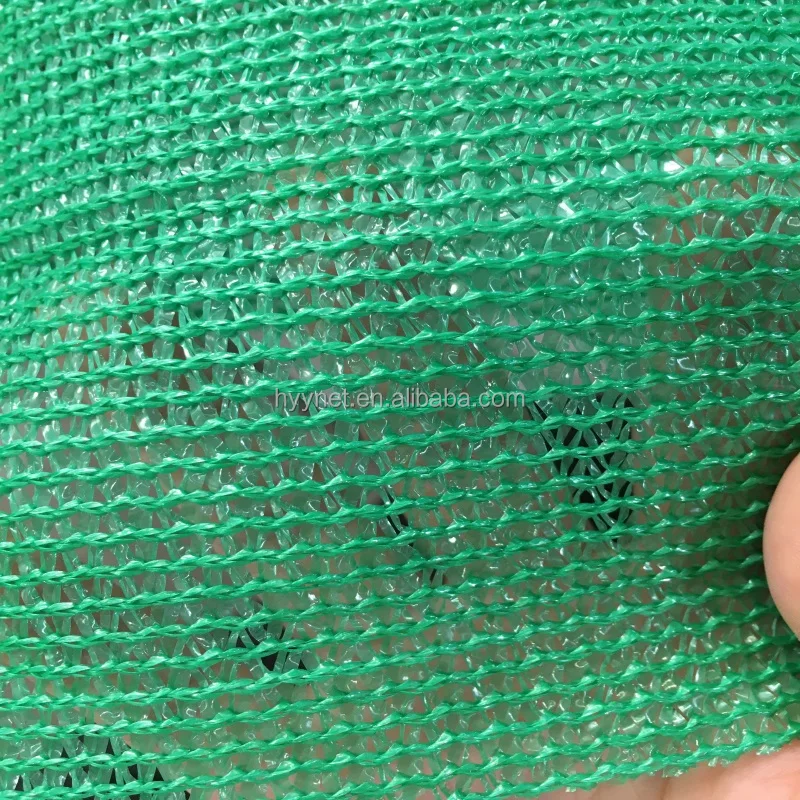 70% Saran Green shade net for agriculture gardening purpose raschel mesh netting