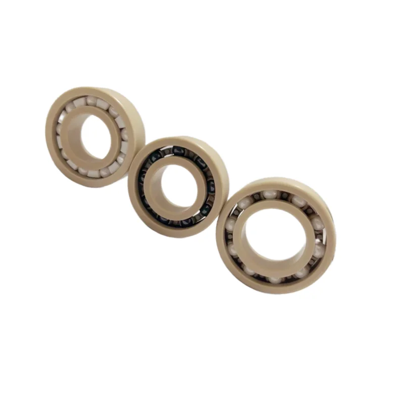 Factory price high quality engineering plastic deep groove ball bearing 6000-6005 ZrO2 Si3N4 ceramic ball bearing