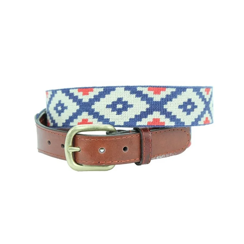 Ремни Gaucho Red Needlepoint для мужчин оптом