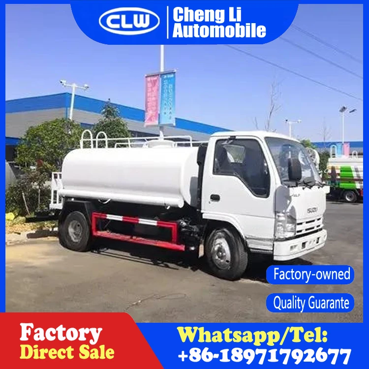 Заводская цена цистерна для воды ISUZU автоцистерна 4x2 8000 литров Автоцистерна спринклер грузовик продажи