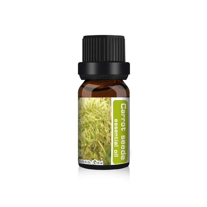 OEM Private Label Natural Unrefined Cold Pressed Carrot Seed Essential Oil for Hair