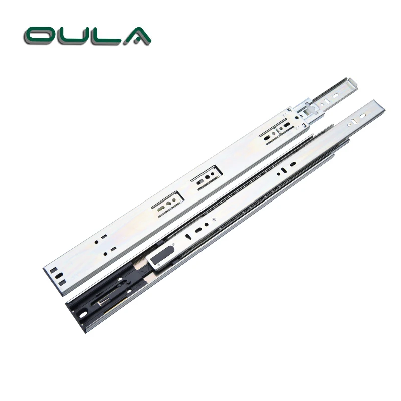 Heavy duty с доводчиком цинк Покрытие направляющих для выдвижения ящика шкафа раздвижные рейка для шкафа