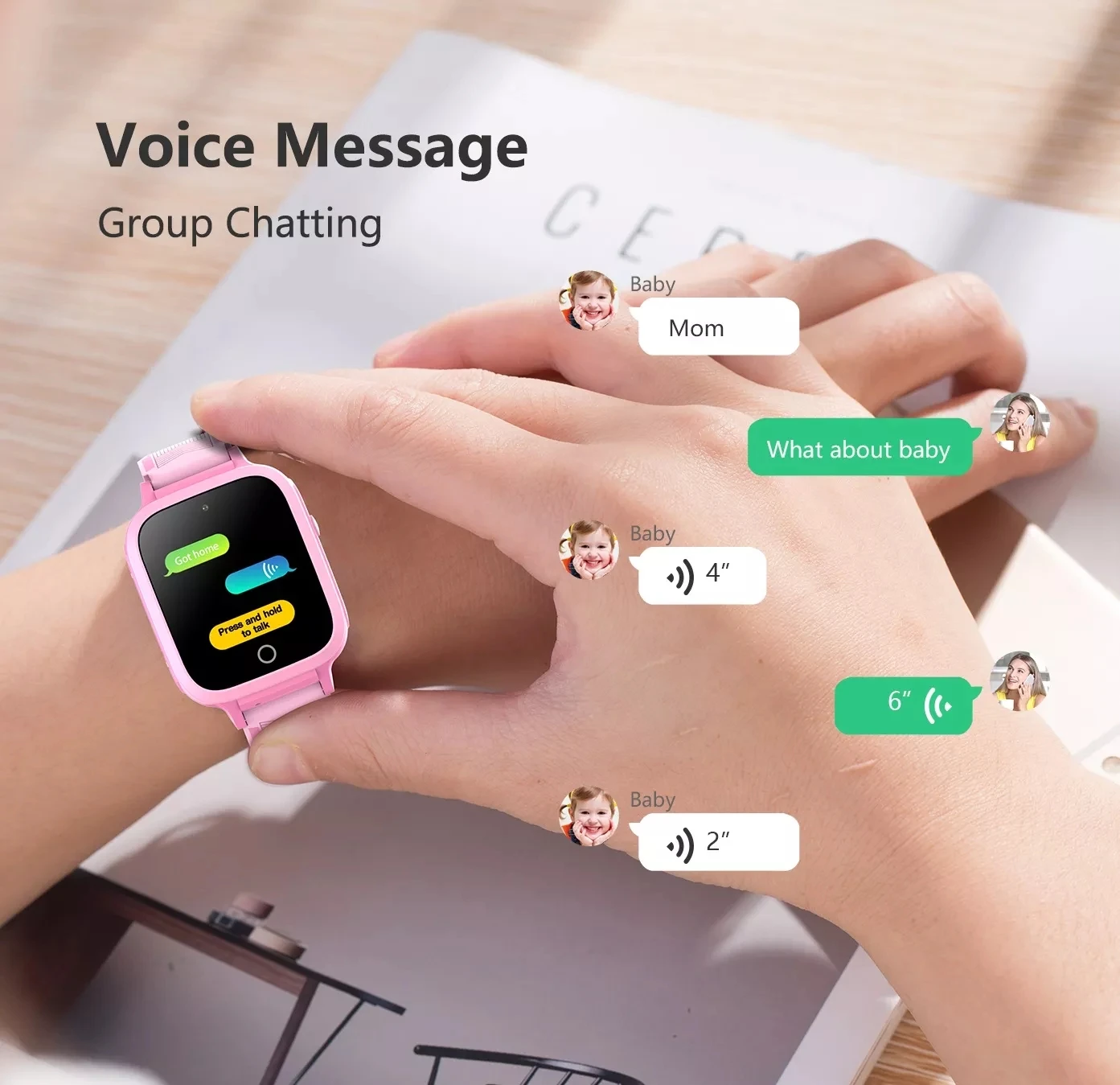 Casmoo factory price china manufacture personal alarm mobile phone gps tracker ce rohs smart watch