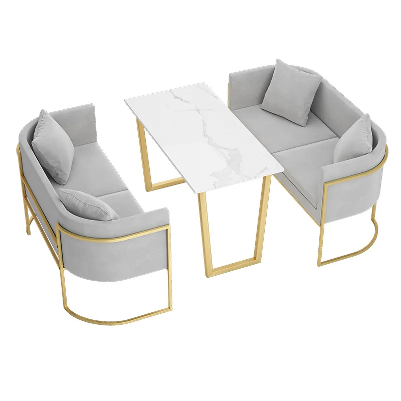 Nordic coffee shop commercial furniture lazy sofa chair restaurant chair and table