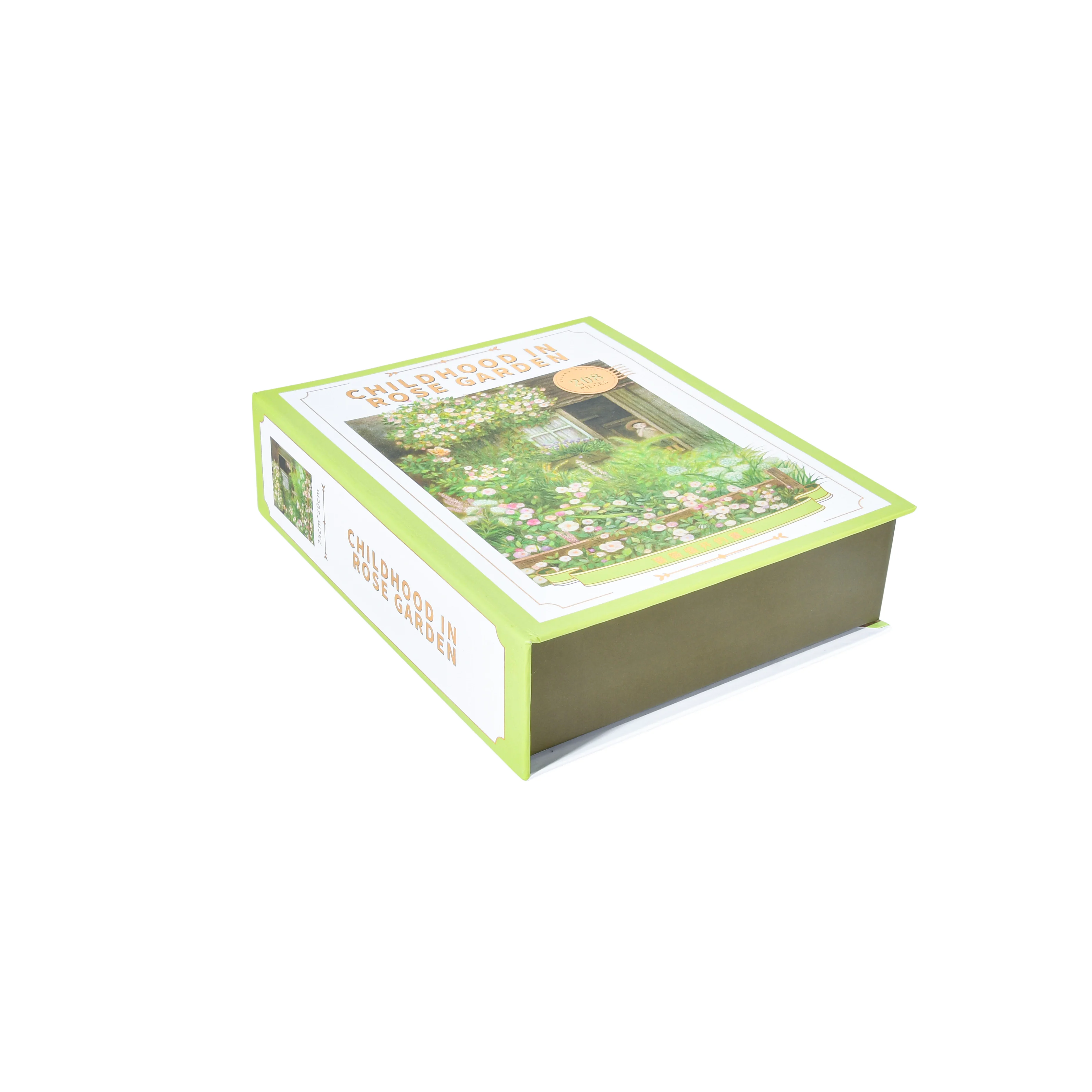 Custom print adult high quality 500 1000 pieces adult jigsaw puzzle game with magnetic puzzle box