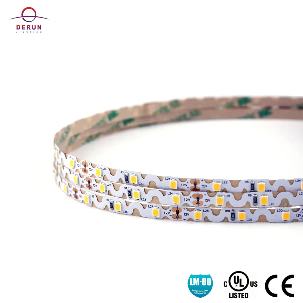 ZIGZAG 12v 2835 LED strip 60 leds/m 6w/m and 6mm width for  corner  and connection point