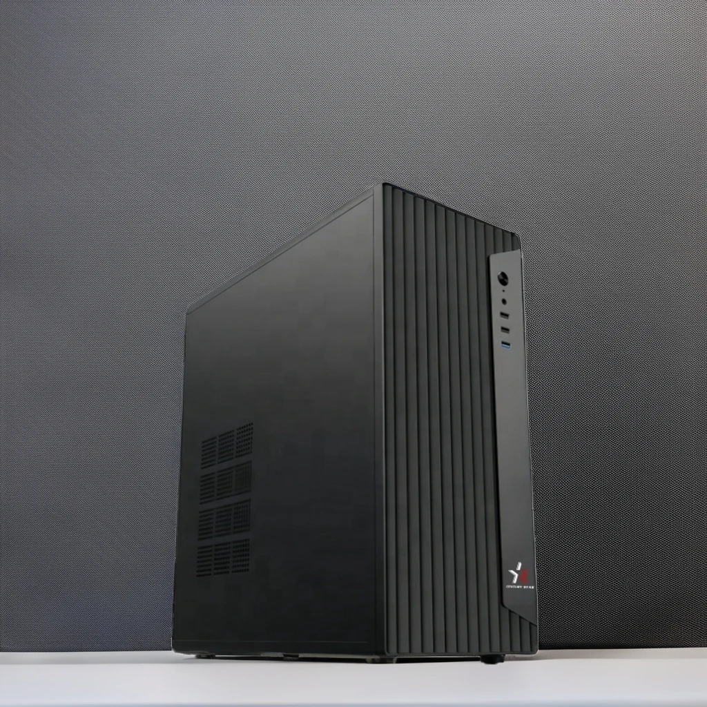 Best Selling Custom Branded Horizontal PC Case Cabinet ATX Tower Mid Tower with Audio Ports Optimal Gaming Computer Gaming Case