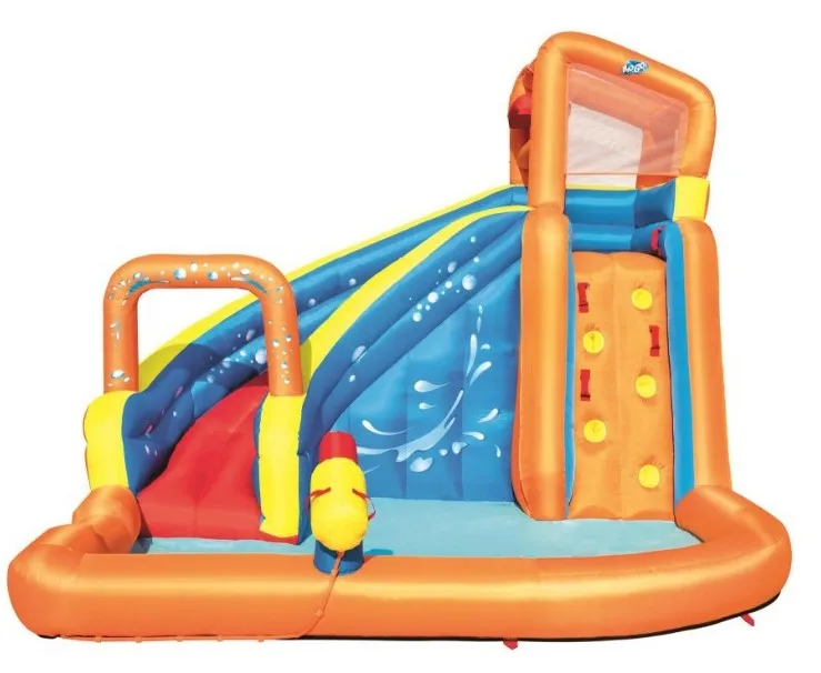 Summer fun water play center Inflatable kids castle padding Pool PVC big outdoor water park Baby Swimming Pool With slide