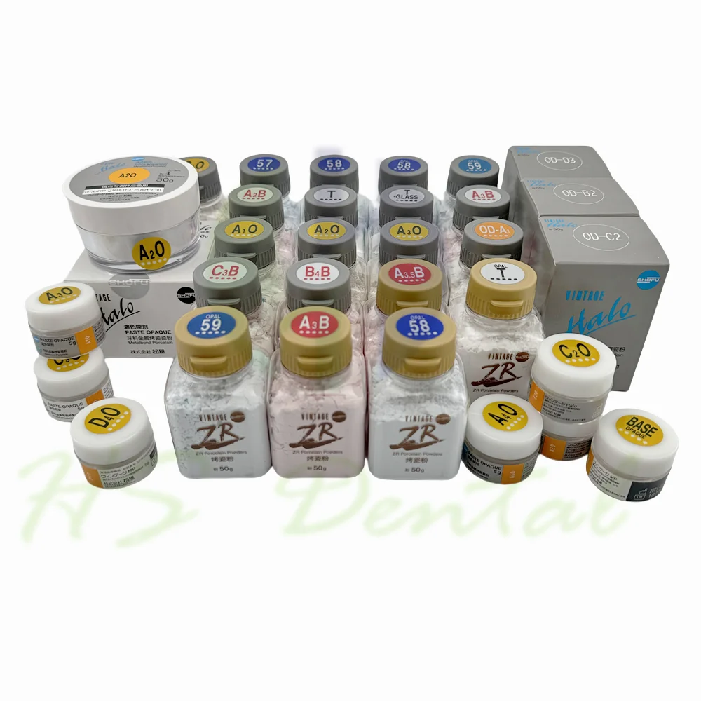 Оригинальная Высококачественная Стоматологическая Поставка Shofu винтажная Halo MP фарфоровая пудра лаборатория расходные материалы shofu порошок