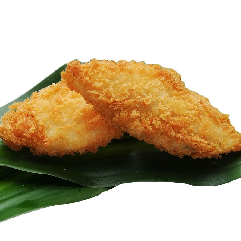 High quality seafood bread crumbs frozen sea fish crispy pre-fried processed breaded cod fillets