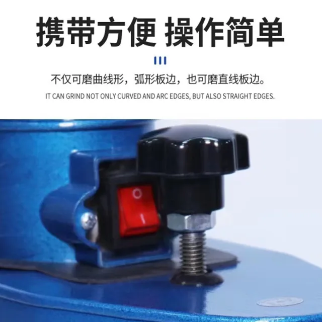 Portable Glass Edge Straight Beveling Polishing Machine Portable Glass Beveling Manual Glass Edging Polishing Grinding Machine