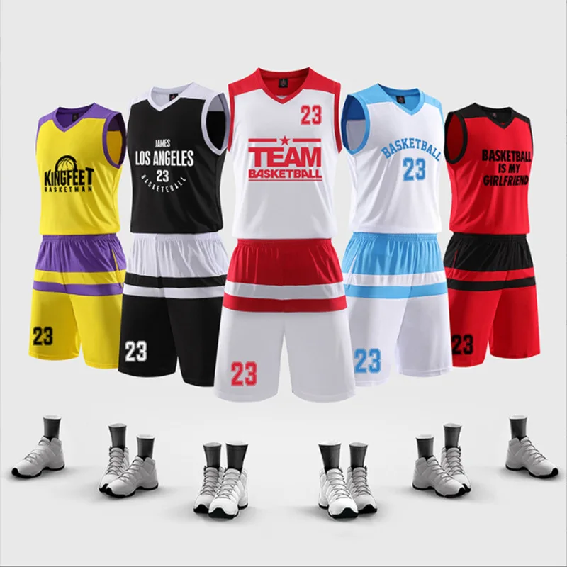 Sports Team Uniform College Student Competition Training Uniform Clothes Basketball Suit Uniform Jersey