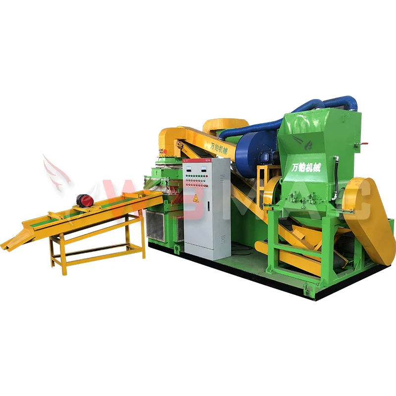 Scrap Copper Cable Recycling Machine Wire Crushing Granulated Copper Separating Wire Granulator
