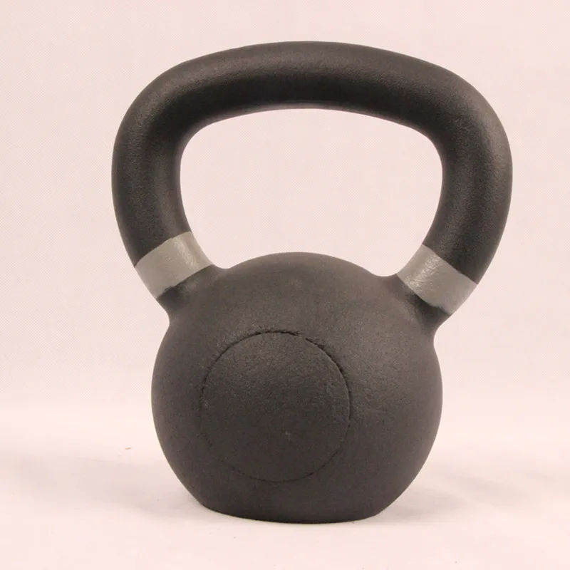 Shandong origin Hot Sale 20kg Personal Health and Fitness Solid cast iron black color Kettlebell Power Bags