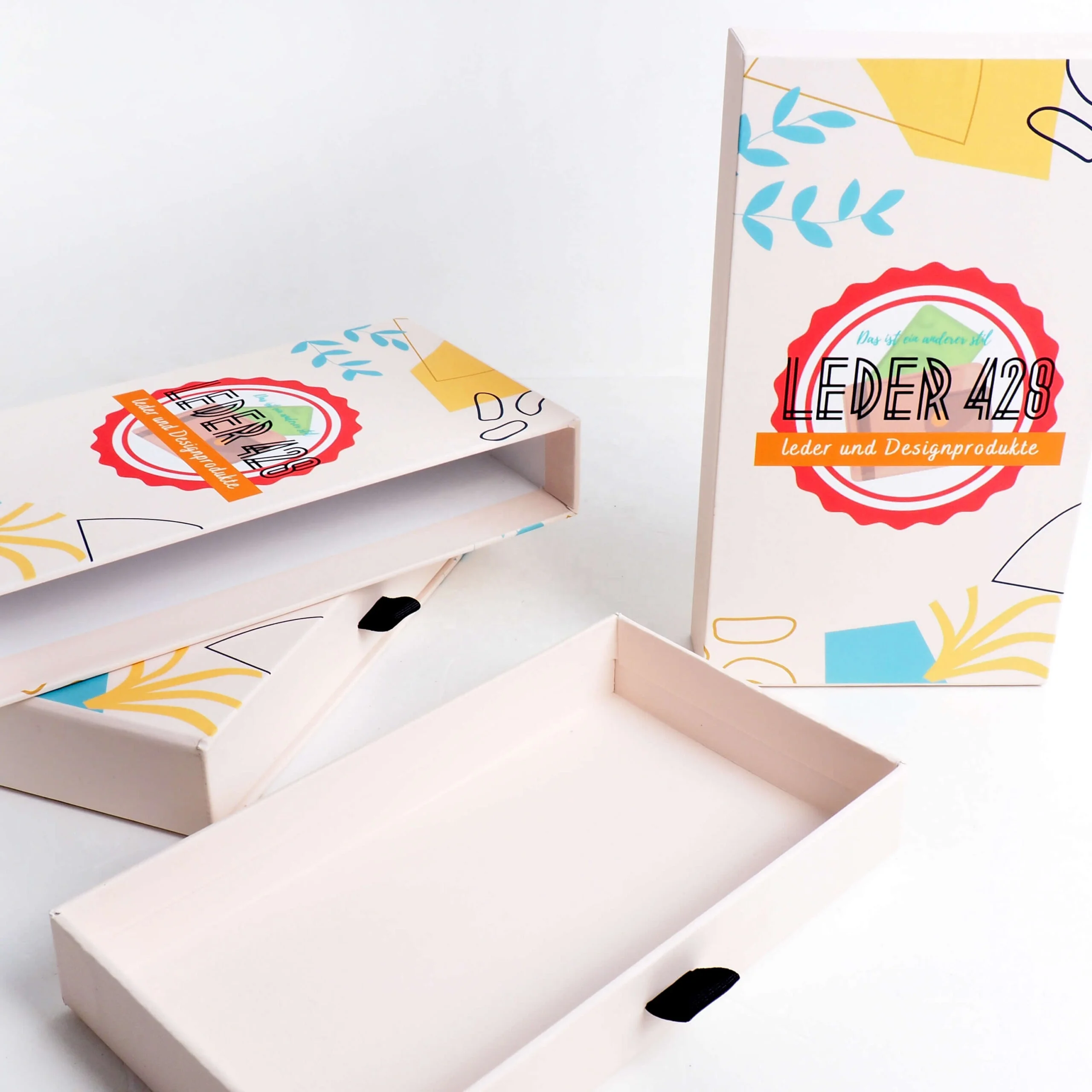 High Quality Custom Printed Rectangle Drawer Wallet Box