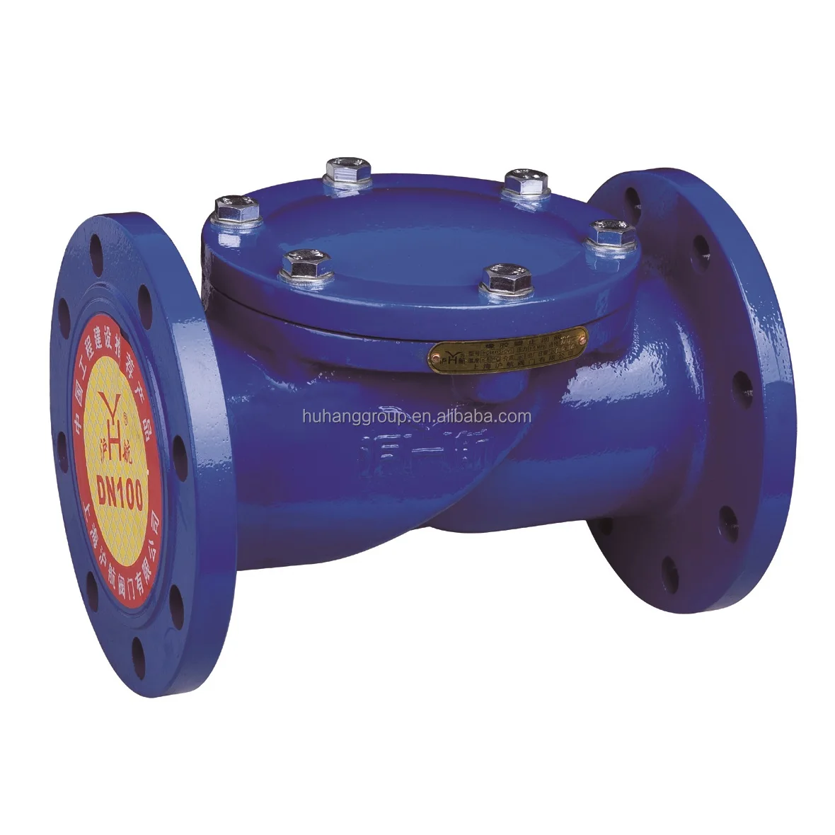 Water Valves Cast Iron Valves Blue Epoxy Water Swing Check Valve