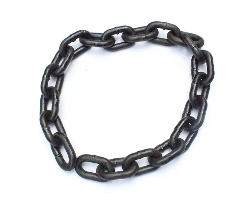 Galvanized DIN5685 Short Double Loop Link Chain Weldless Knotted Chain