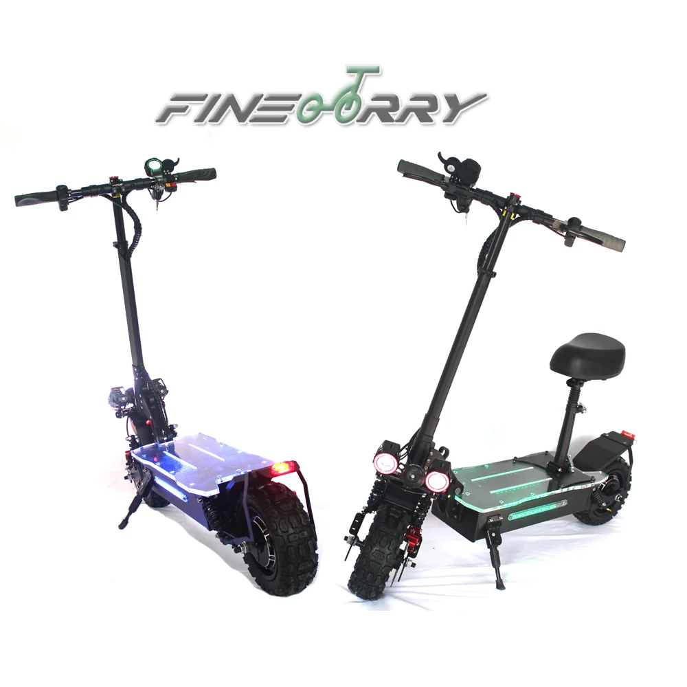 60V 5600W 80km/h  wuxing off road fat tire electric e scooter EU US warehouse with CE FCC OEM ODM Drop shipping