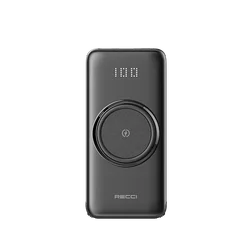 Hot Selling Portable LED Display Wireless Charger Fast Charging Power Bank 10000mAh Built-in 4 Cables Compatible with iPhone