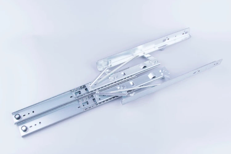 48mm Soft Closing Drawer Slider Table Extension Telescopic Rails Slide Ball Bearing Drawer Slide