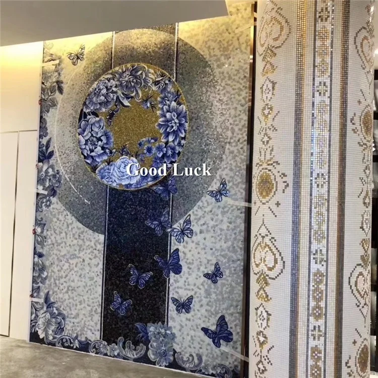 art tile for wall decoration art mural pictures by hand