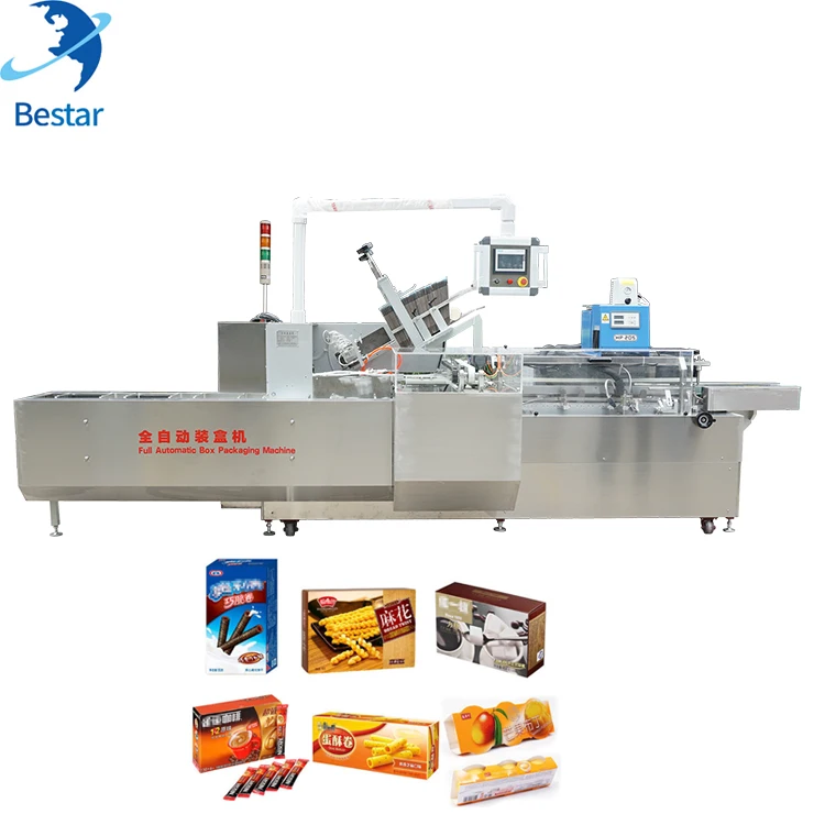 full automatic blister cartoning machine for carton box put in the