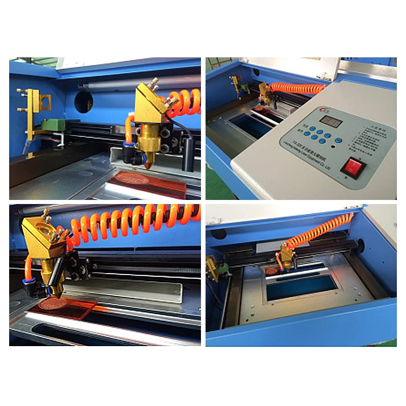 40W 200mm*300mm MINI CNC Co2 Laser Engraving Cutting Machine for wood  rubber stamp