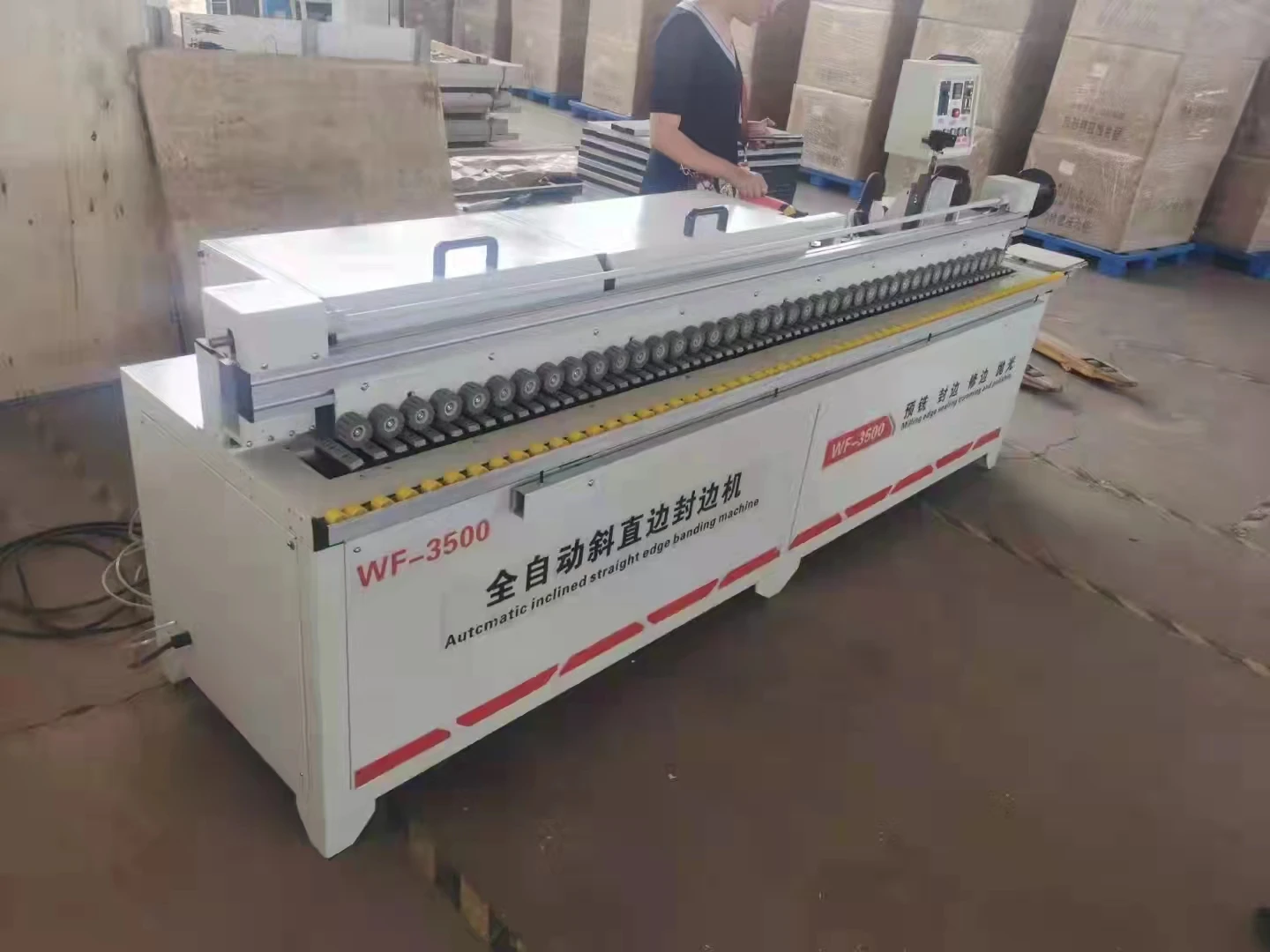 Woodworking Mini automatic PVC edge bander with trimming and buffing for furniture Edge banding machine