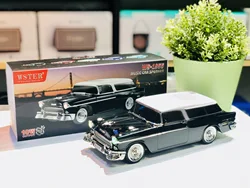 1500mAh Classical Vintage Car Design WS1955 Wireless Desktop Party BT Portable FM Radio Mini Karaoke Speaker With FM Radio