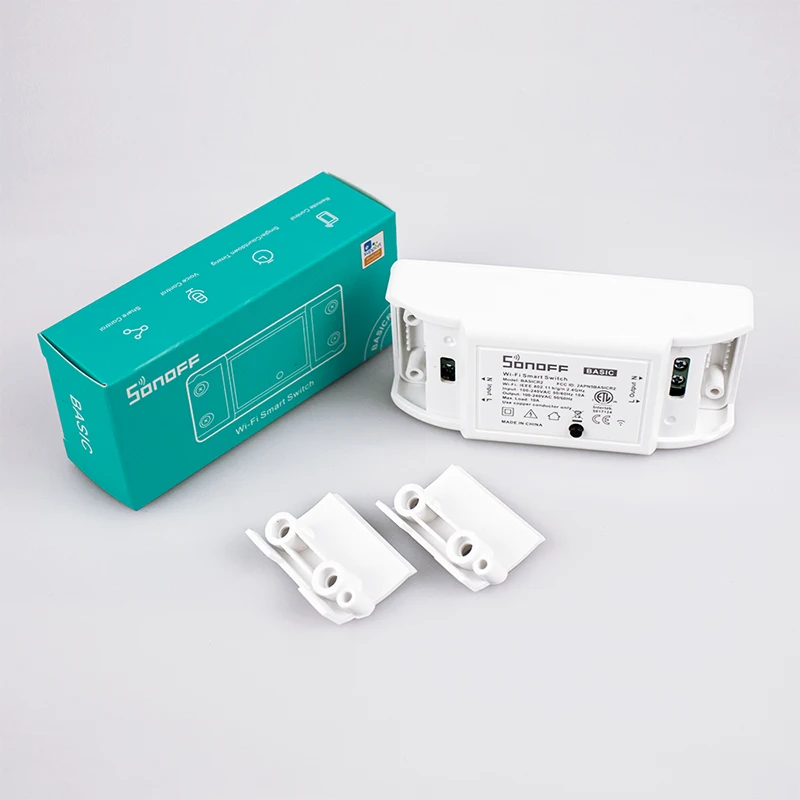 Беспроводной Wi-Fi Смарт-выключатель SONOFF Basic R2 10A, автоматизация умного дома, дистанционное управление своими руками