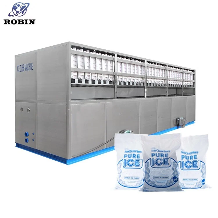 Large cube ice making machine 10 ton per day cube ice machine price for Malaysia